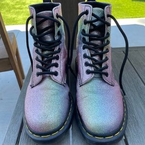 Rainbow sparkle Dr. Martens